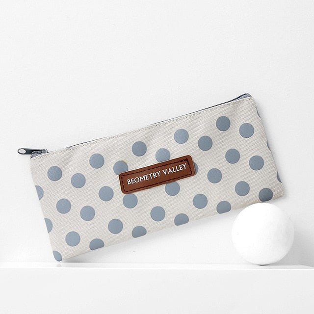 Cute Kawaii Canvas Pencil Case