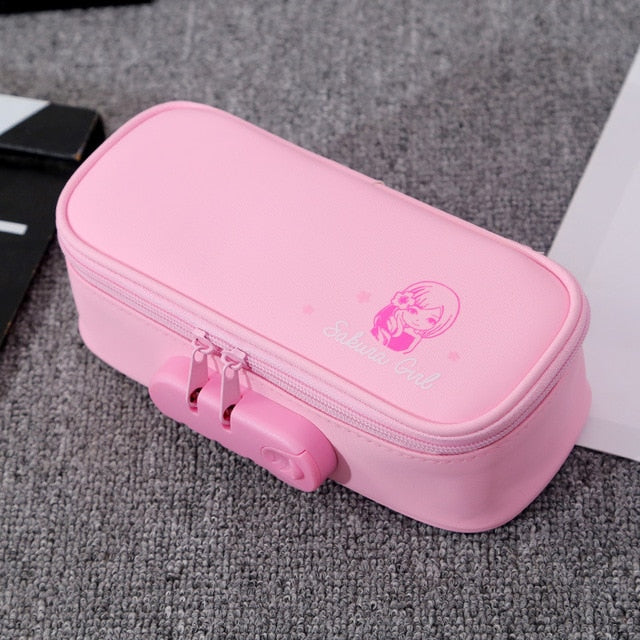 Cute Pencil Box Password Multifunctional Pencil Box Pencil Cases Pencilcase