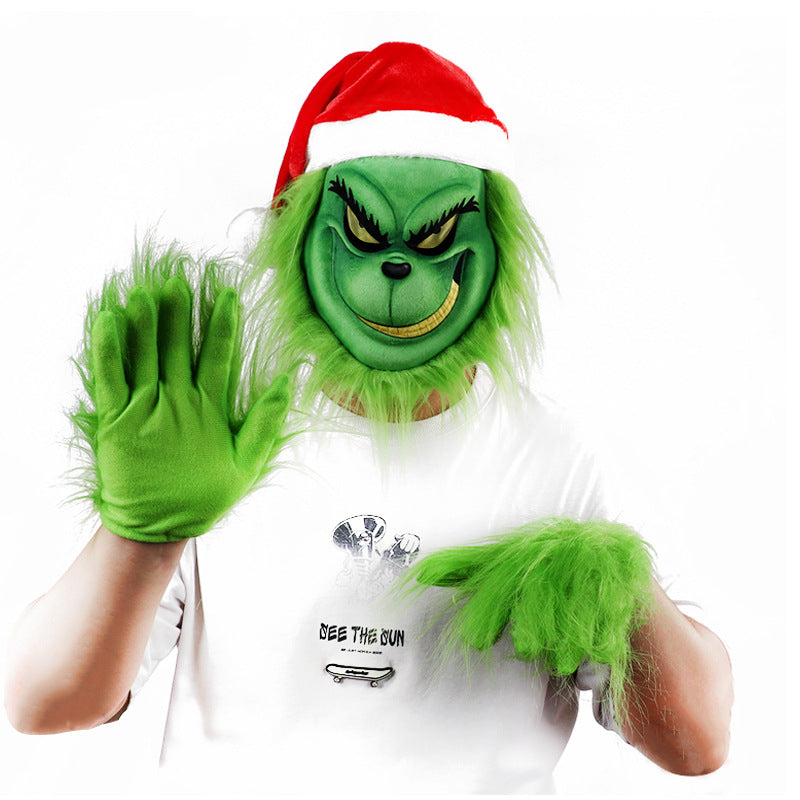 Grinch Mask For Cosplay Christmas Halloween