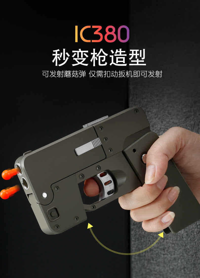 iPhone Shaped Folding Pistol Gun Great Toy For Boys