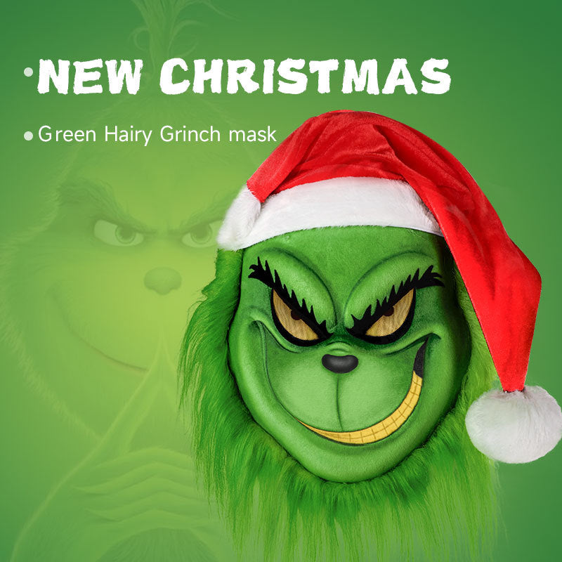 Grinch Mask For Cosplay Christmas Halloween