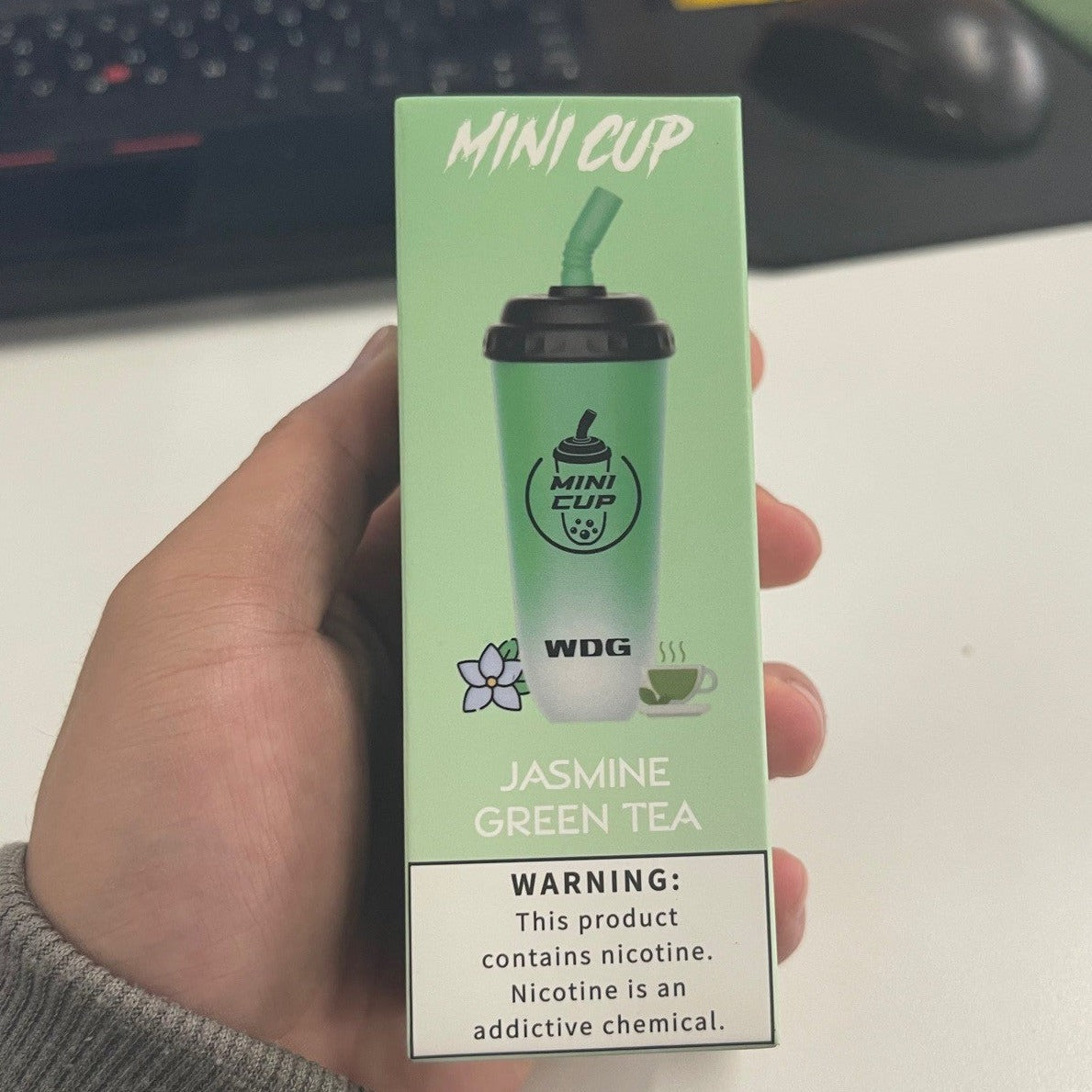 Mini Boba Tea Cup shaped Vape Necklace