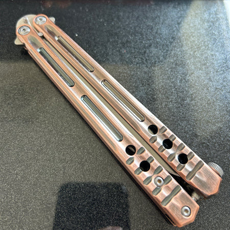 Benchmade Aluminum Handle Balisong,Sharp Smooth Butterfly Knife