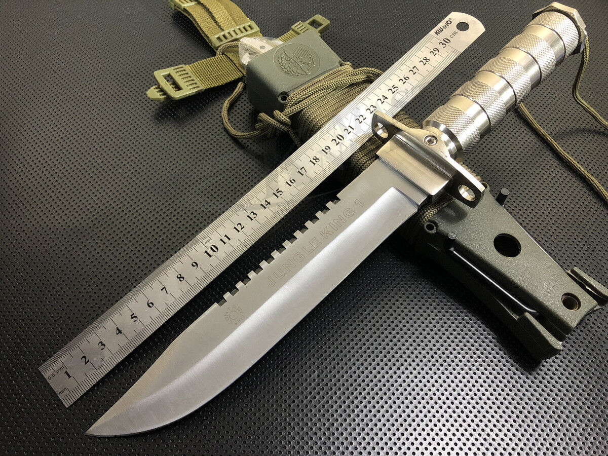 Jungle King 1 Hunting Knife Sharp Fixed Blade Camping Military Outdoor Survival Knife