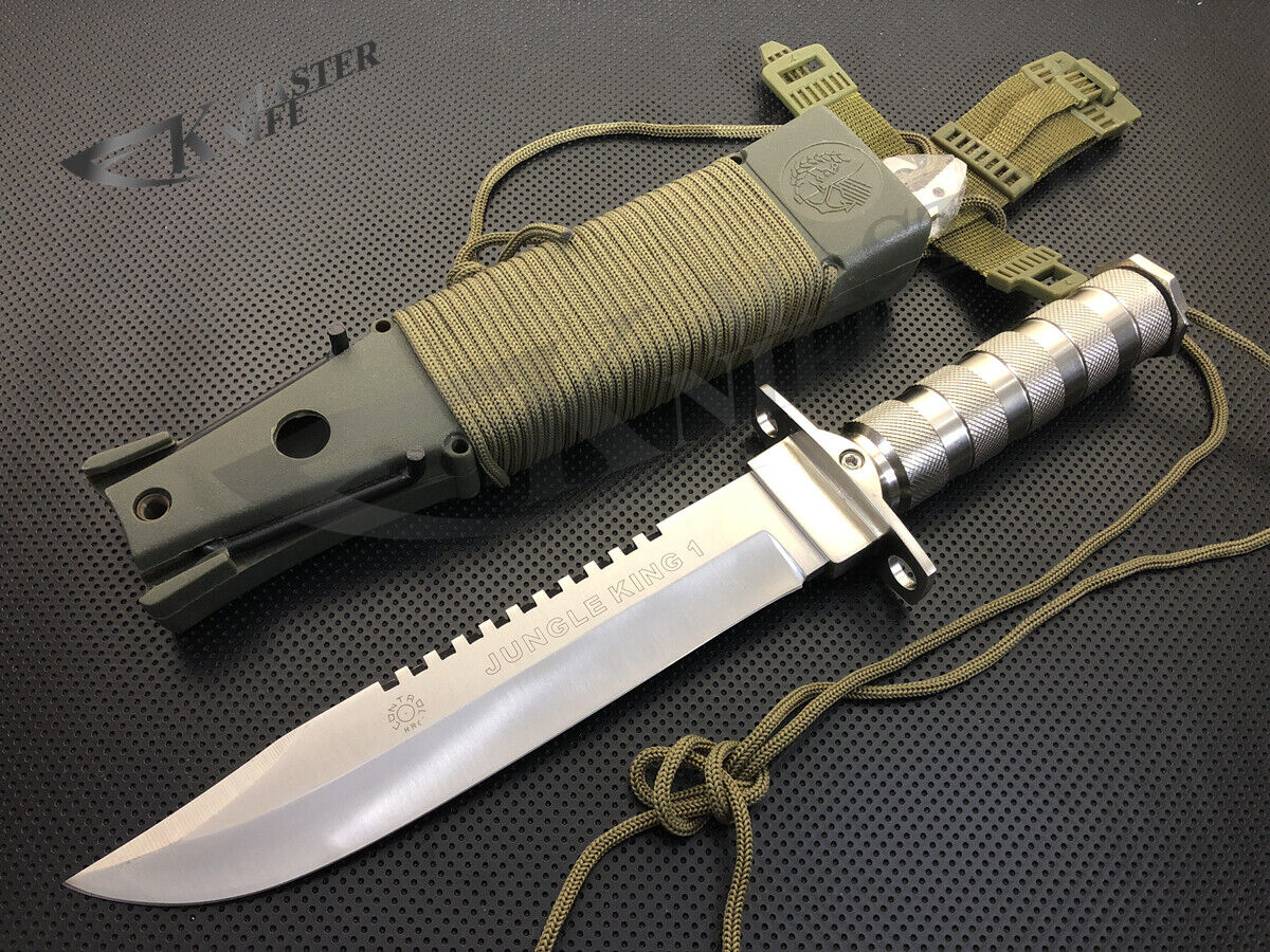 Jungle King 1 Hunting Knife Sharp Fixed Blade Camping Military Outdoor Survival Knife