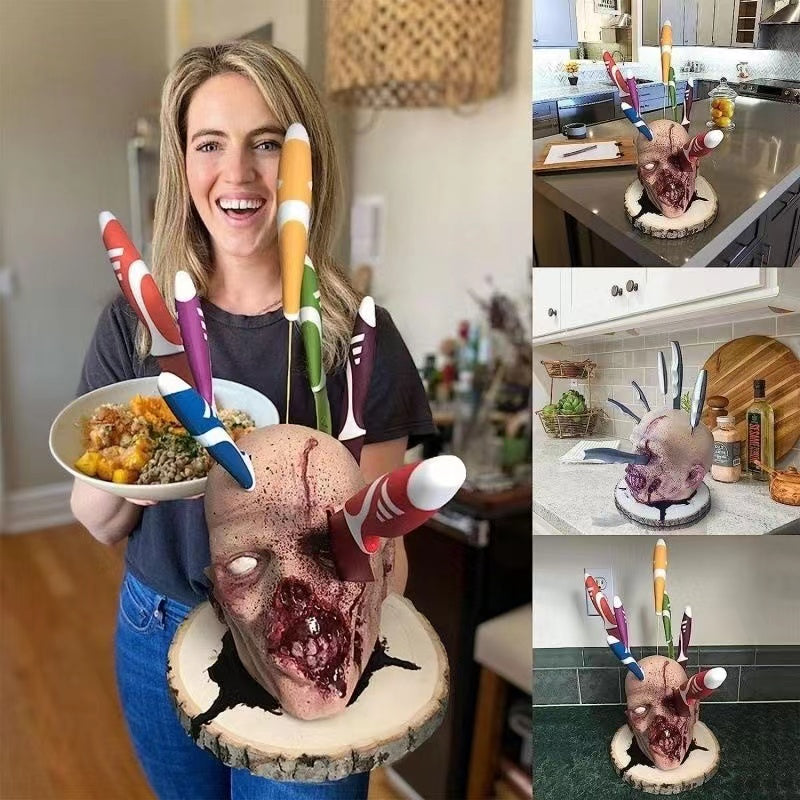 Halloween Decor Knife Holder Viral on TikTok