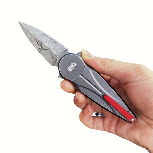 high hardness outdoor folding knife, high quality 7 series aviation aluminum alloy folding knife handle knife, rotary knife, good gift