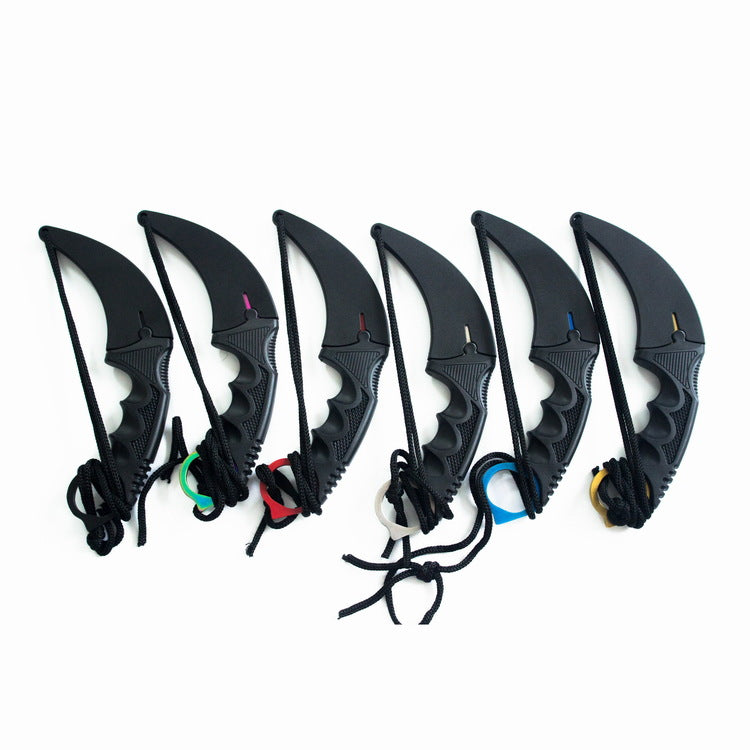 CSGO Karambit Combat Knife Fixed Blade Hawkbill Neck Doppler NEW