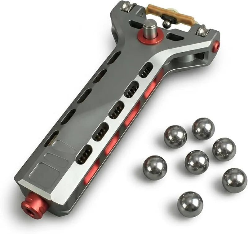 Viral Professional Slingshot SEMI-AUTO High-Velocity Aluminum Alloy Steel/3D Printed Slingshot