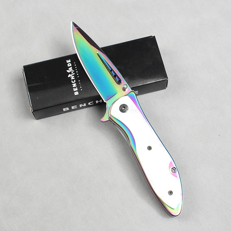 Benchmade DA76-1 White Pearl Handle