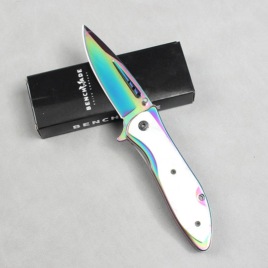 Benchmade DA76-1 White Pearl Handle