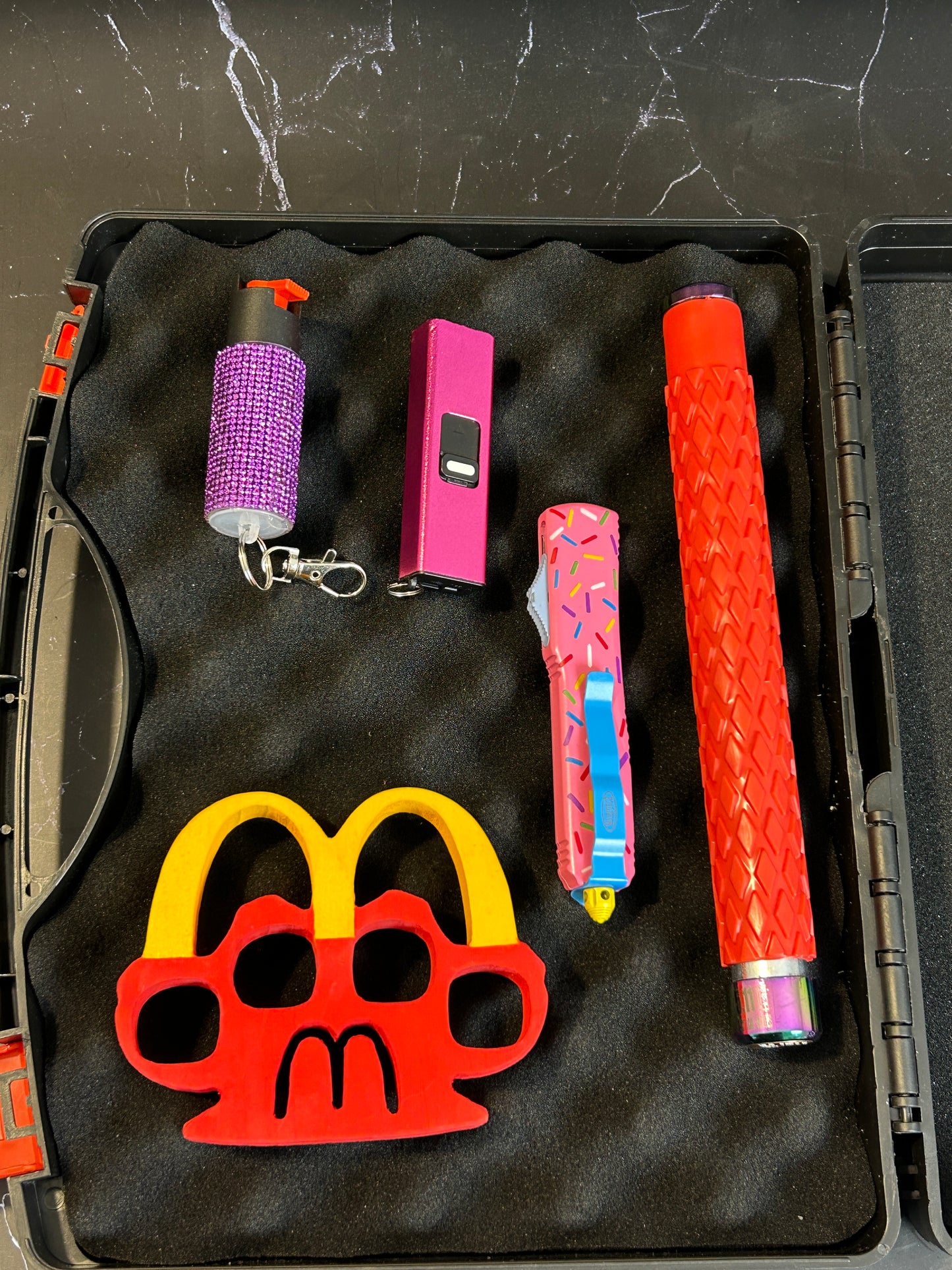 Mysetery Self Defense Tool Set Box For Girls Pink or Random Color set