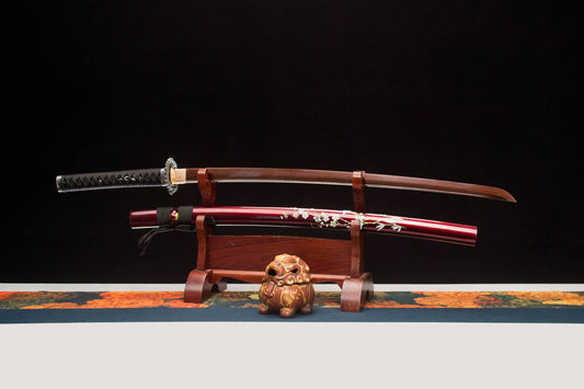 The Blood Katana with Dragon Fitting