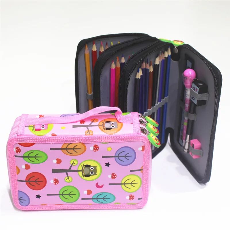 32-72 holes cartoon pencil case