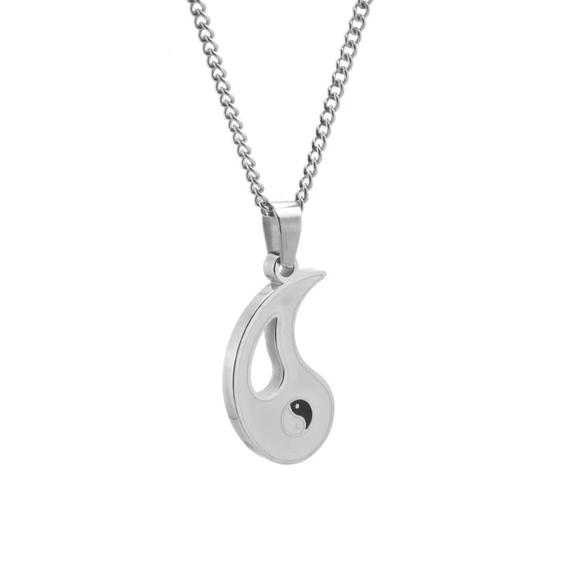 Fantastic Best Friends Yin Yang Necklaces Women Men Couple