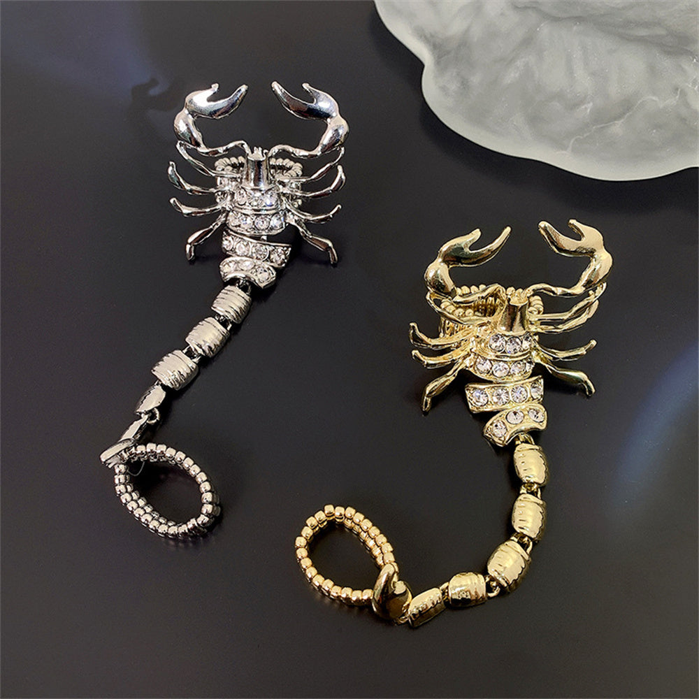 Punk Luxury Scorpion Ring For Woman