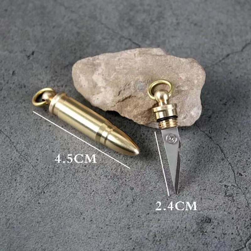 Bullet Hidden Knife Earring