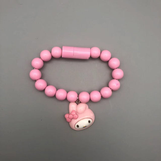 Single One Sanrio Phone Charger Bracelet