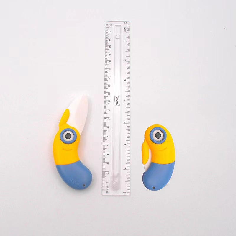 Minion Knife Key Chain Cute Self Defense Tool