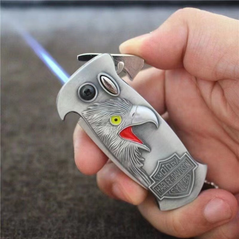 Eagle Carving Lighter Knife Beer Opener 3 in 1 Multifunction Outdoor Campaign Tool