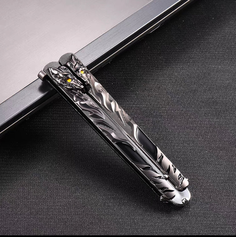 Anime Marvel Butterfly knife For Trainer Not Sharp