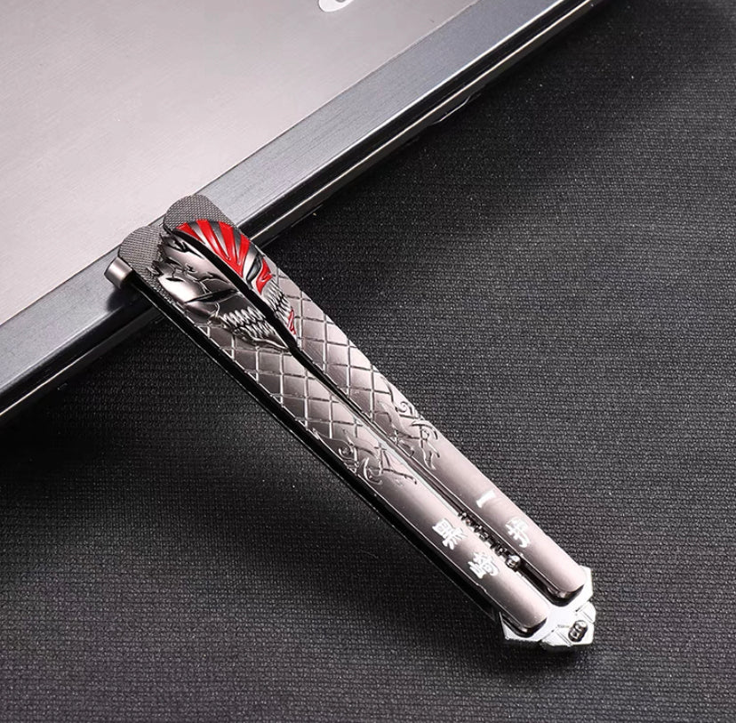 Anime Marvel Butterfly knife For Trainer Not Sharp