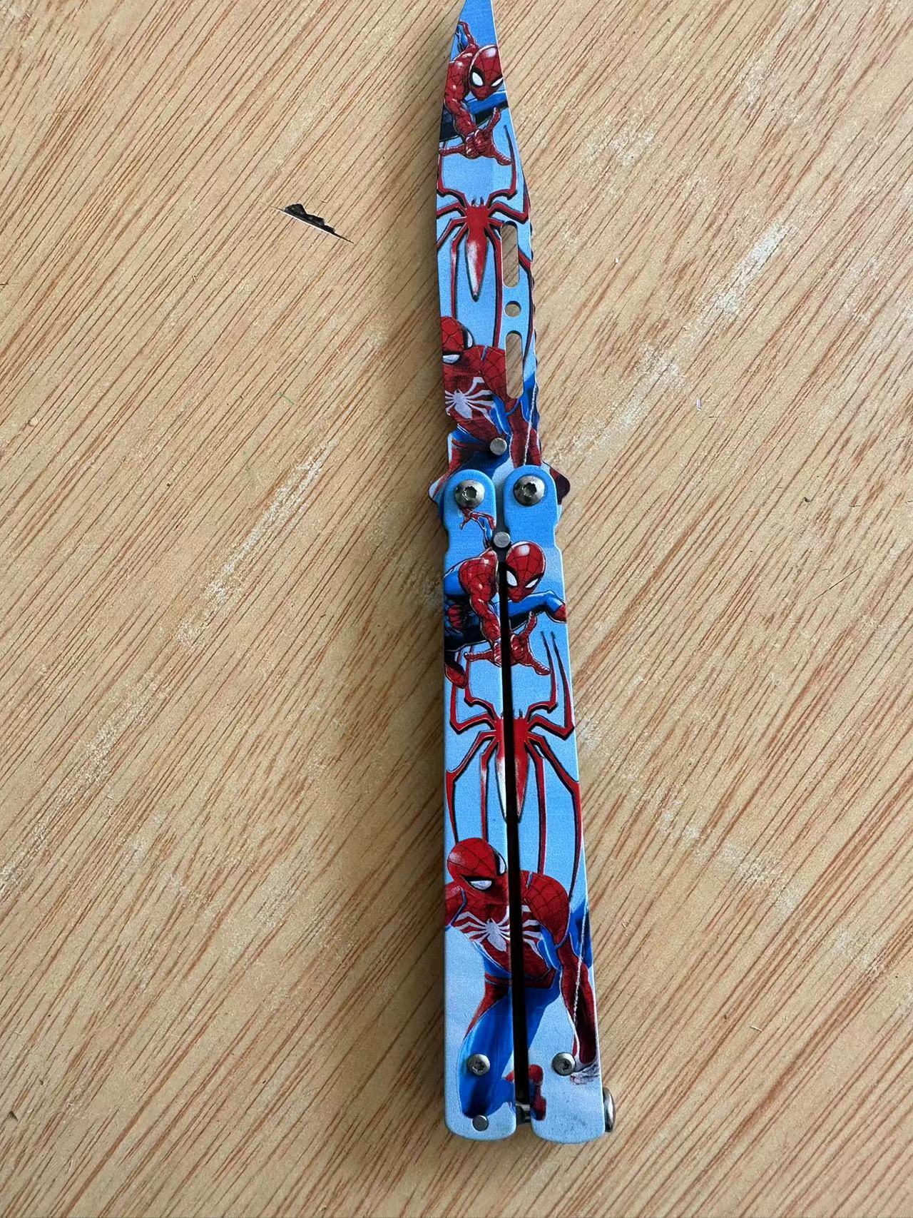 Spiderman Butterfly Knife Balisong