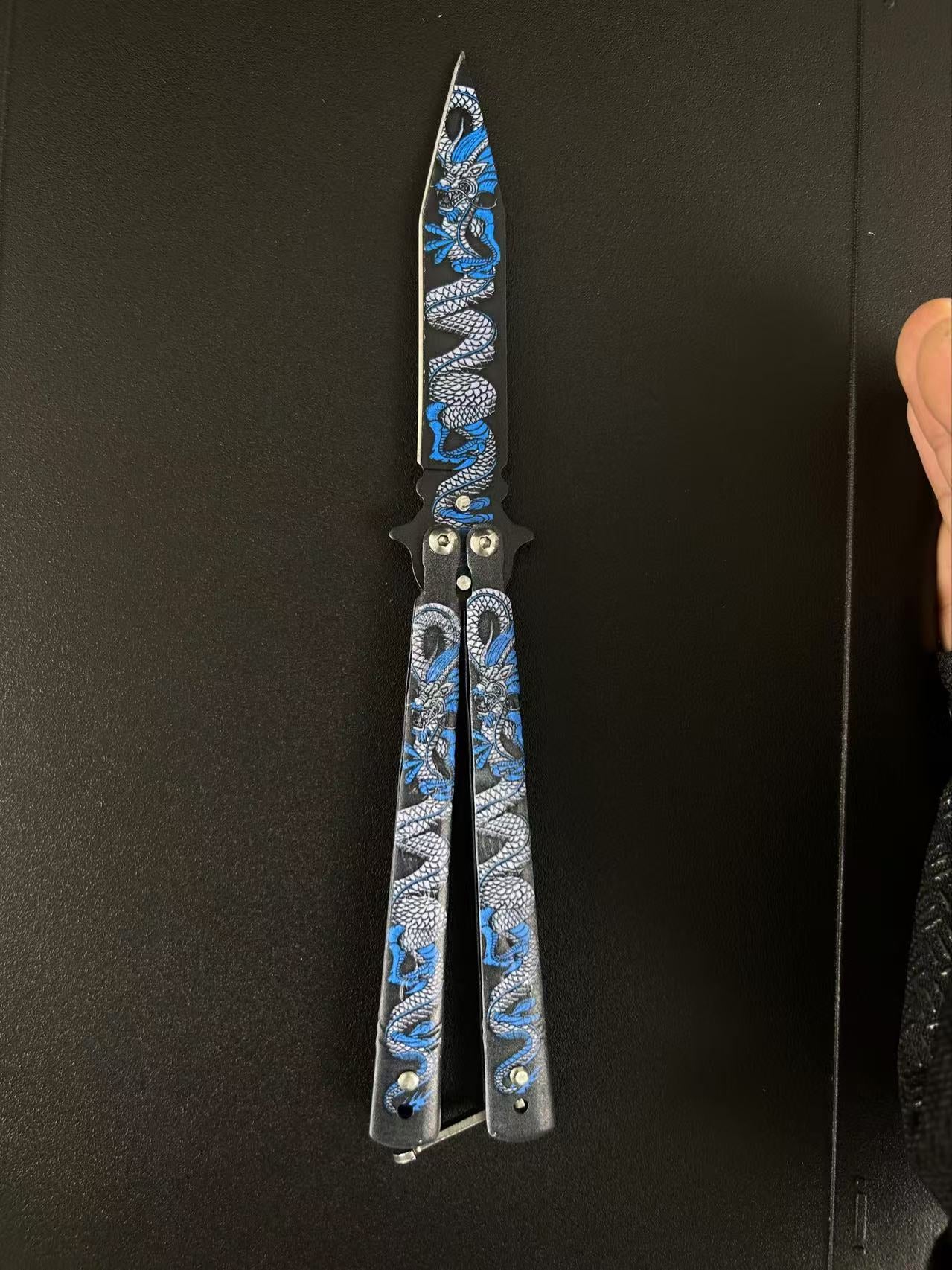 3D Color Printed Dragon Balisong Butterfly Knives