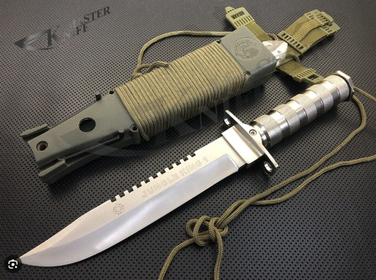 Jungle King 1 Hunting Knife Sharp Fixed Blade Camping Military Outdoor Survival Knife