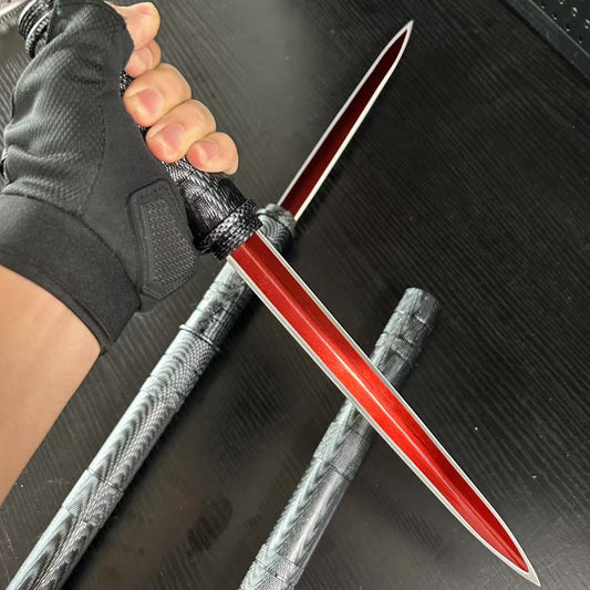Water Pipe Desgin Tri-Edged Dagger Knife Bayonet With Compass