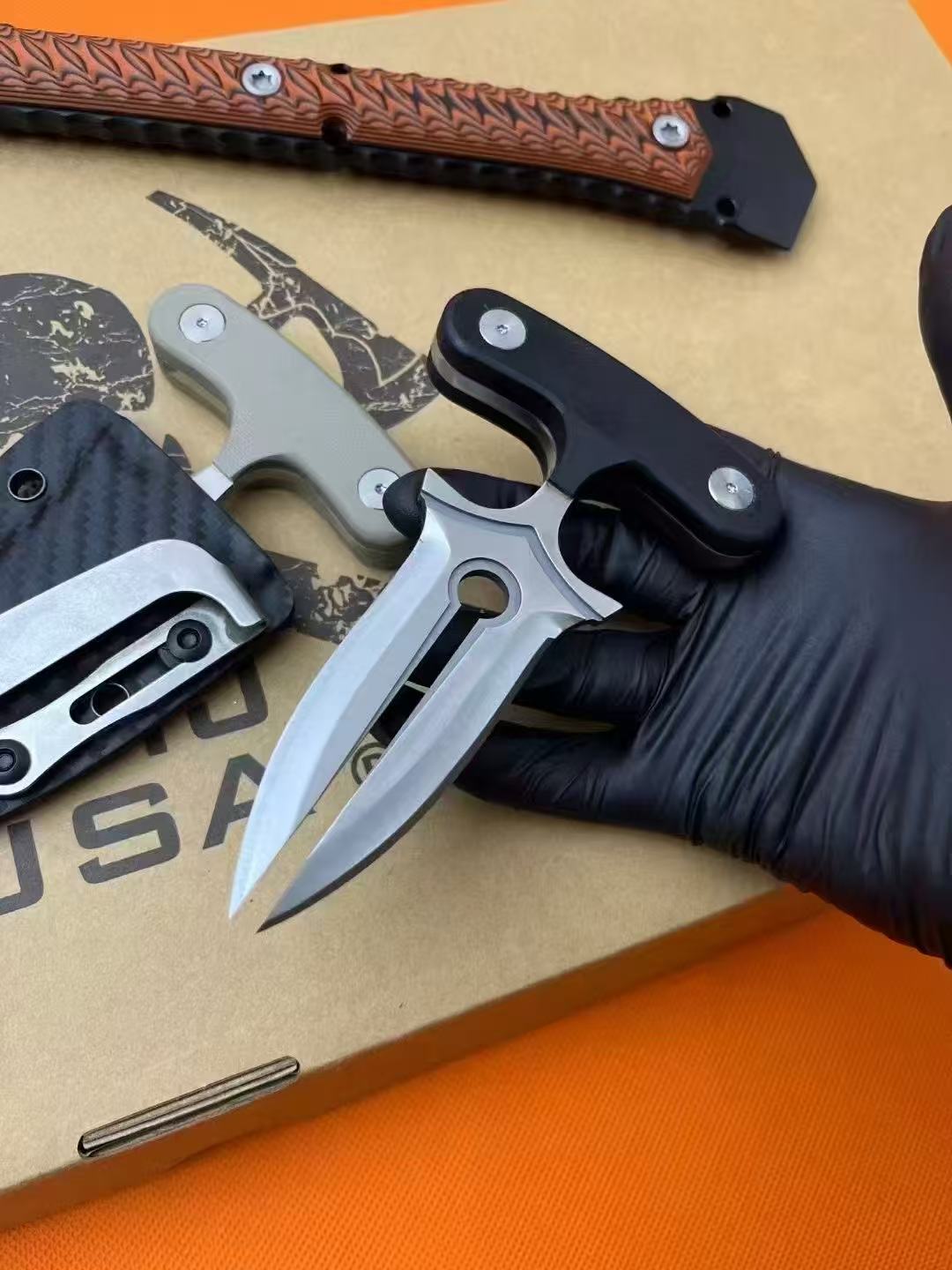 DC53 Steel Sharigan Dagger with K Sheath