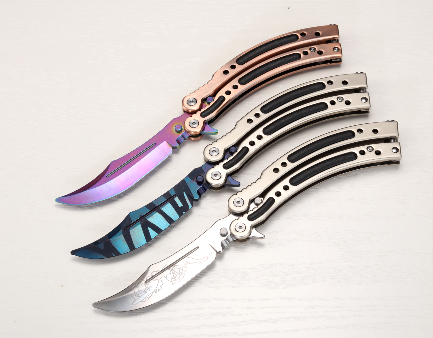 Sharp CSGO Slaughter Butterfly Knife – BLADESUBSCRIBE