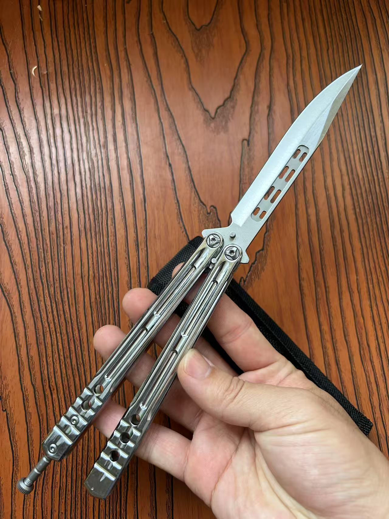 Benchmade Aluminum Handle Balisong,Sharp Smooth Butterfly Knife