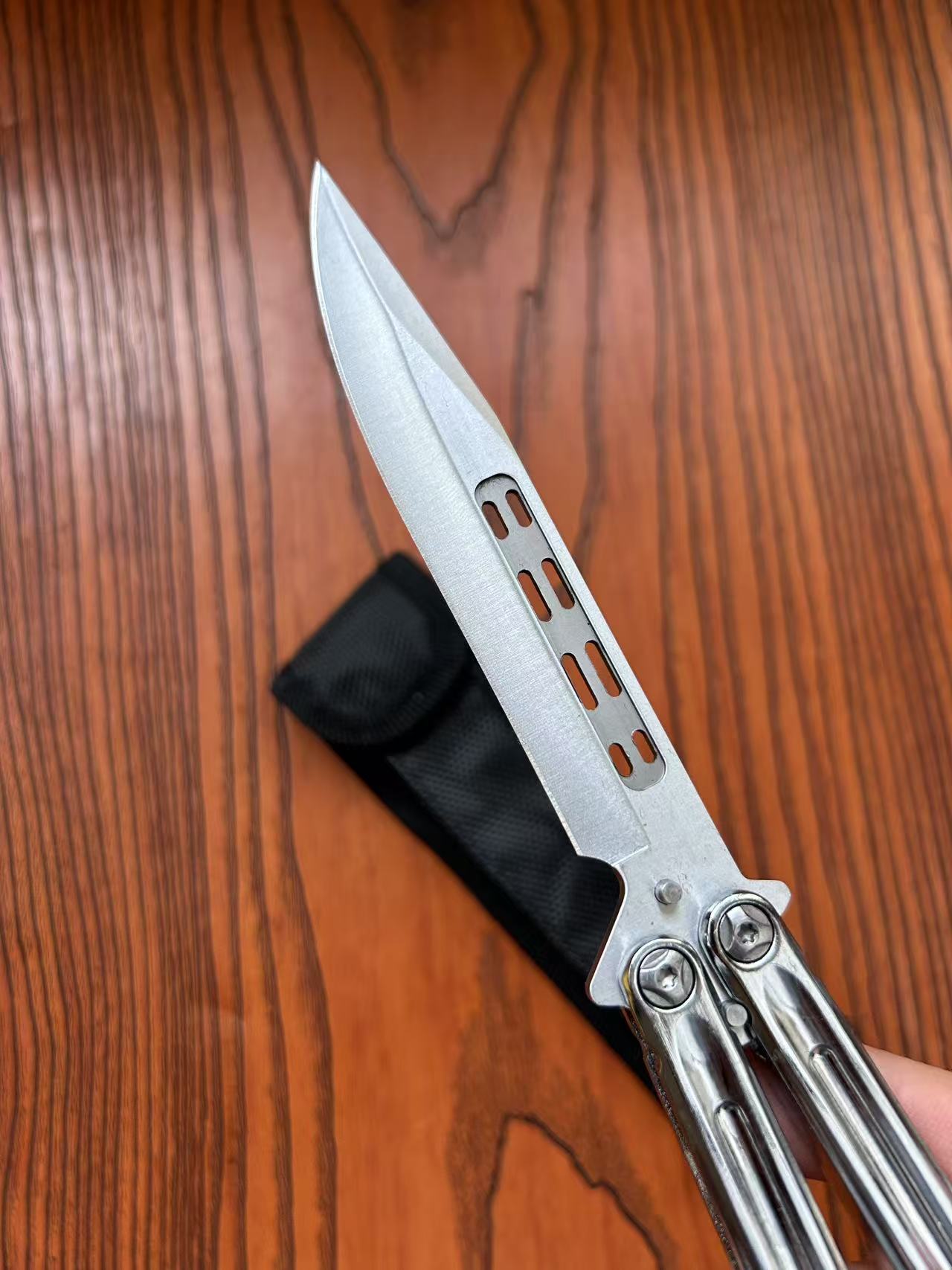 Benchmade Aluminum Handle Balisong,Sharp Smooth Butterfly Knife