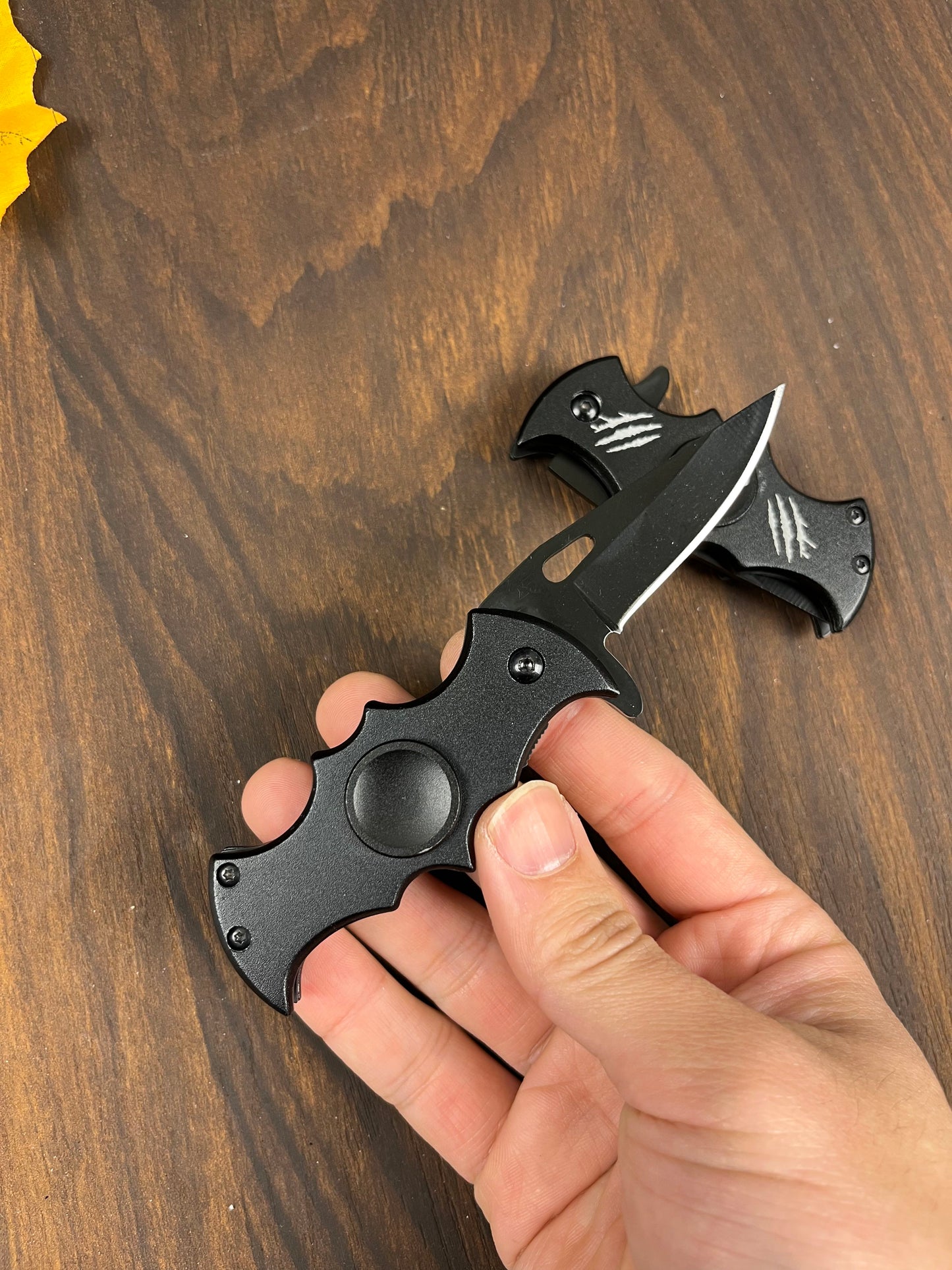 Batman Spinner Fidget Knife