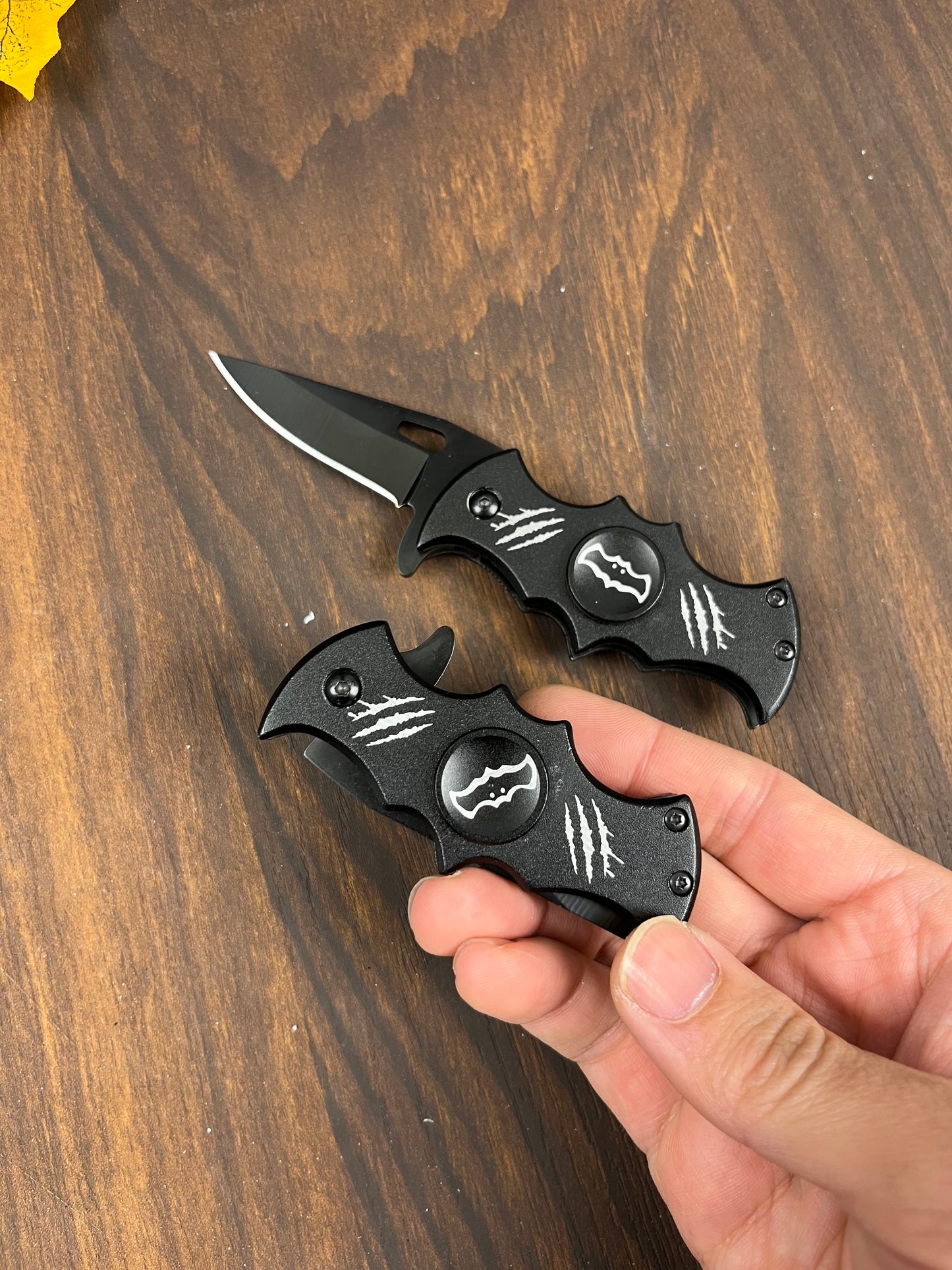 Batman Spinner Fidget Knife