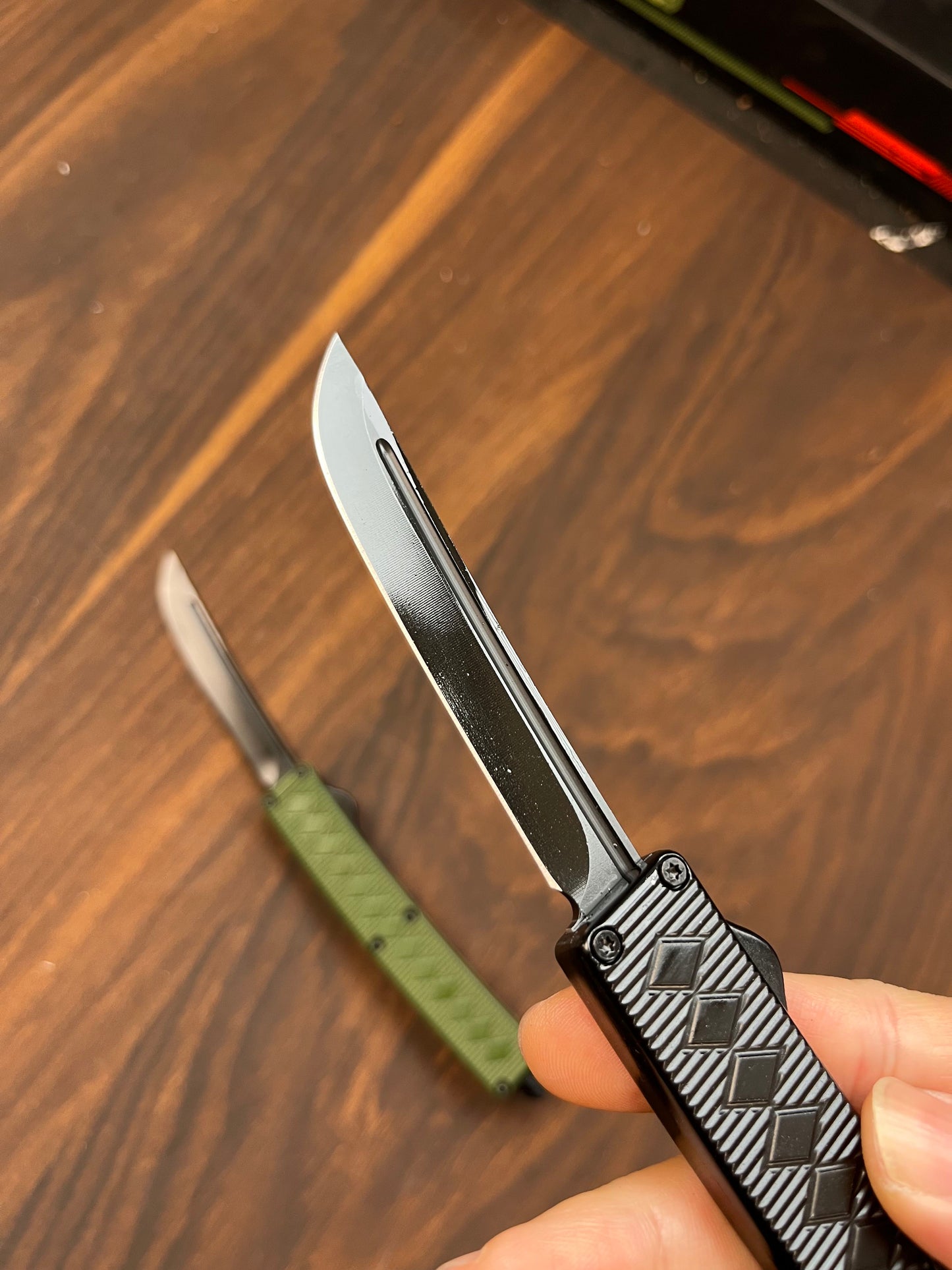 Ninja Katana OTF Sharp Naruto Demon Slayer Pocket Knife EDC Knife