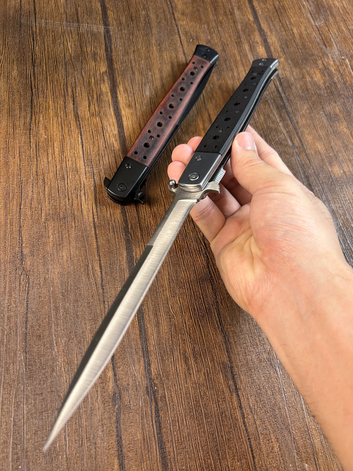13in Stiletto Folding Knfie