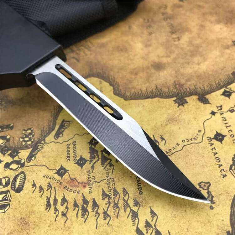 1918 US Brass Knuckle OTF Knife Zinc alloy Handle