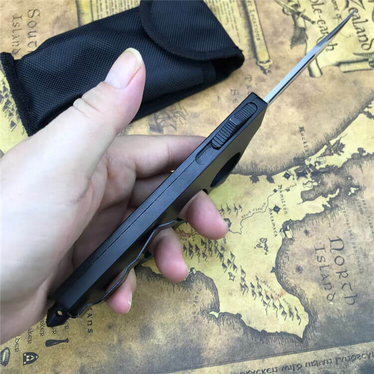 1918 US Brass Knuckle OTF Knife Zinc alloy Handle