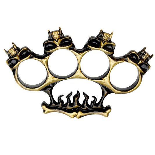 Bat Skull Brass Knuckle Bigger Finger Holes