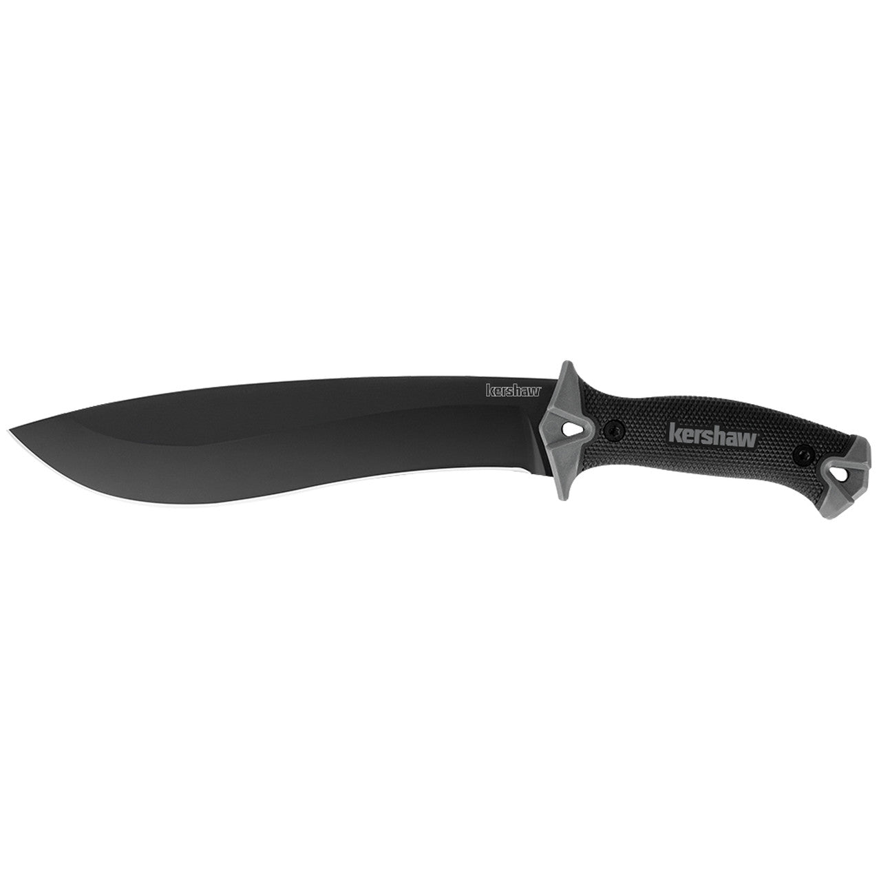 Kershaw 1077 Camp 10 - Tan/Black,Fixed Survival Knife,Sharp Machete