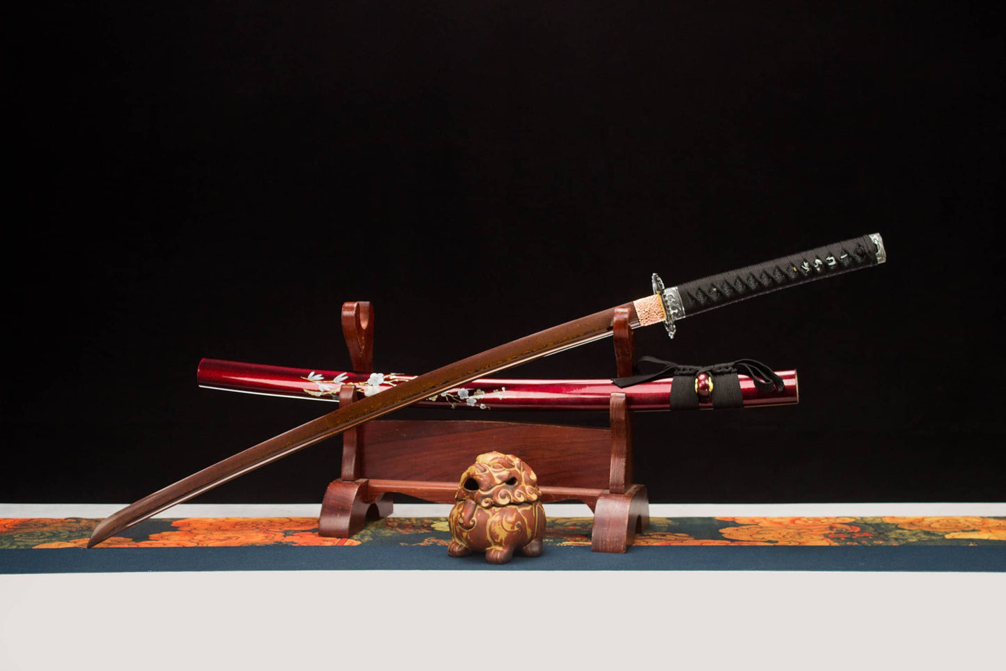 The Blood Katana with Dragon Fitting
