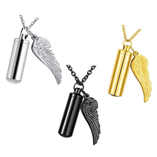 PIGGOODS Cremation Urn Necklace for Ashes Memorial Keepsake Pendant