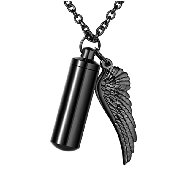 PIGGOODS Cremation Urn Necklace for Ashes Memorial Keepsake Pendant