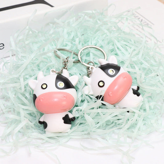 Cow Make Sound/Light Key Chain