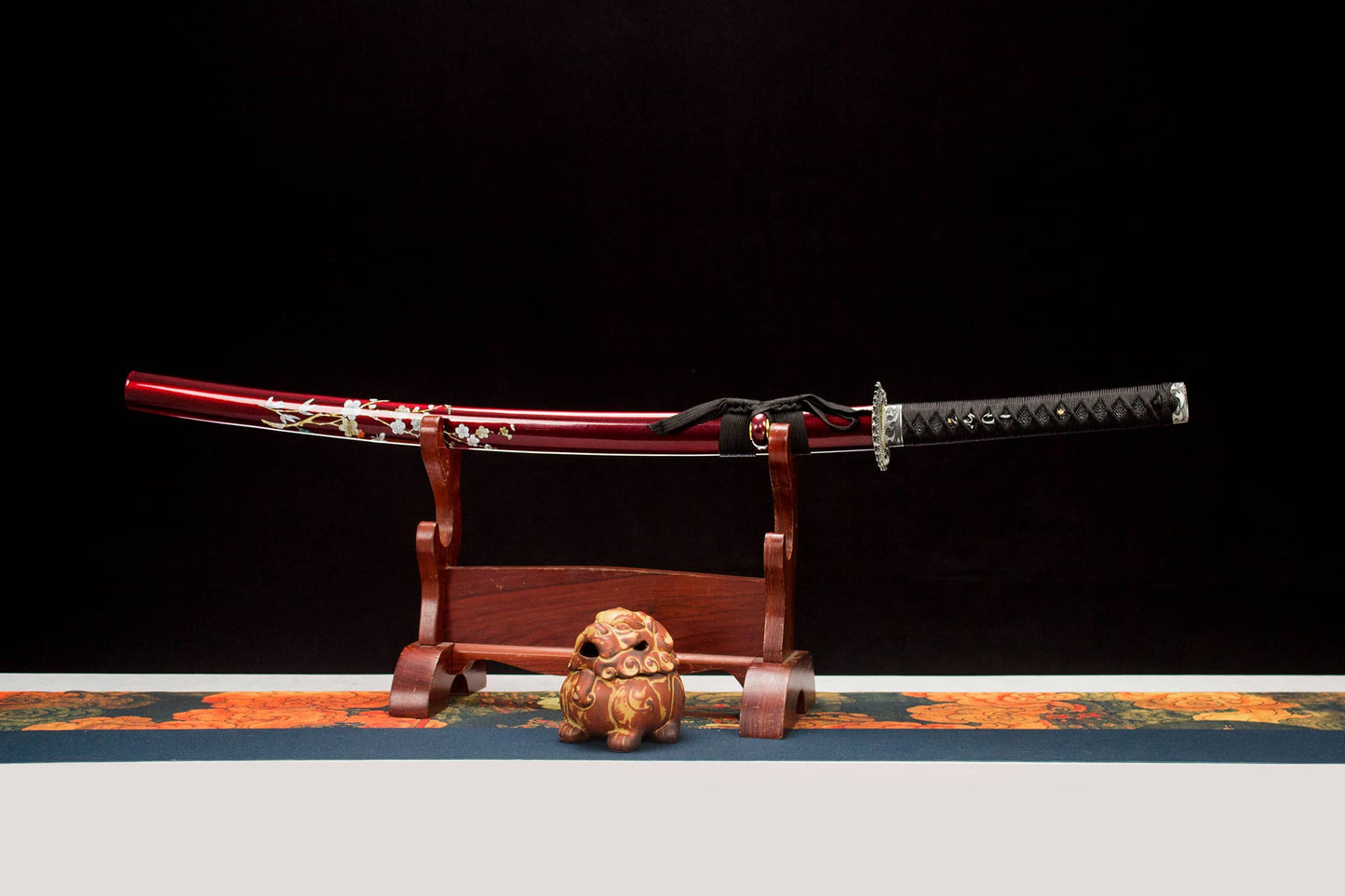 The Blood Katana with Dragon Fitting