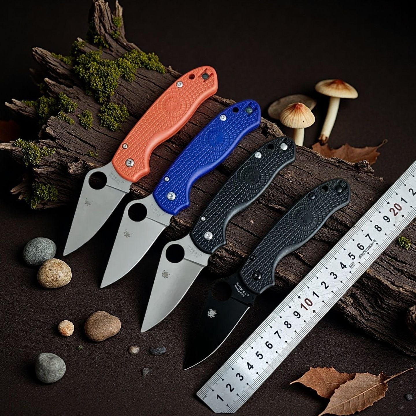Spyderco C223 Pocket Knife Light Weight Plain Edge