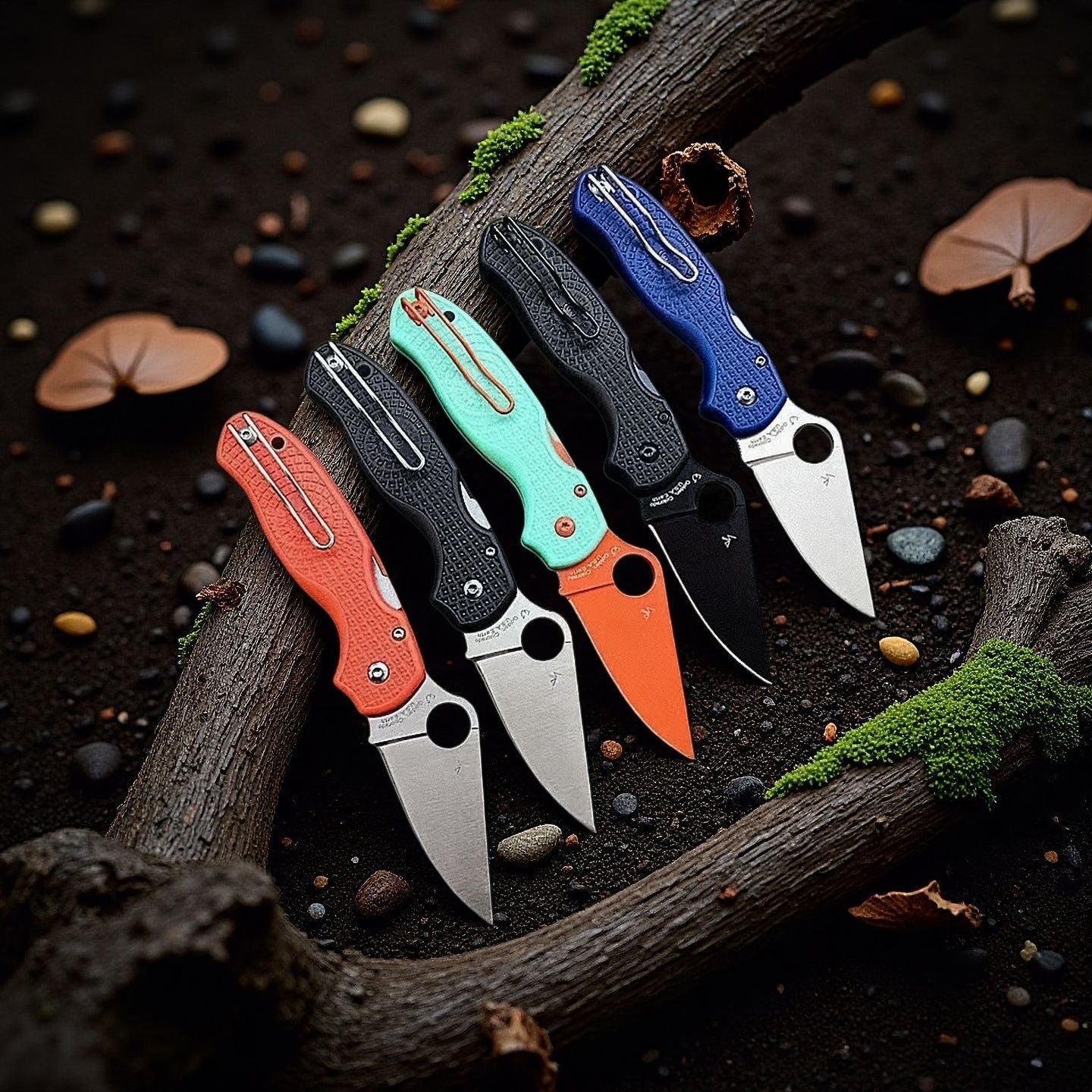 Spyderco C223 Pocket Knife Light Weight Plain Edge