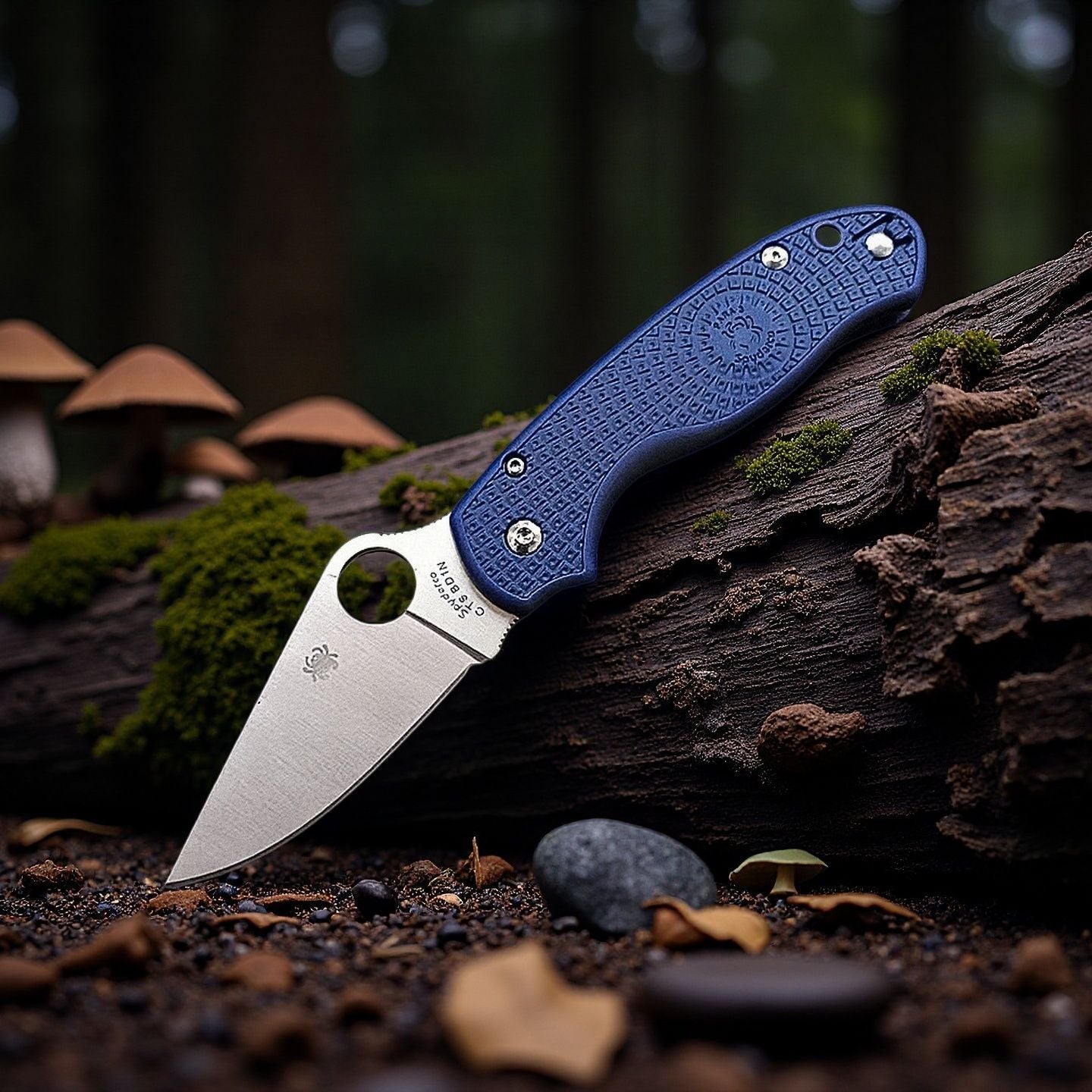 Spyderco C223 Pocket Knife Light Weight Plain Edge